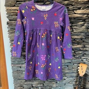 Hanna Andersson -Purple Floral Long Sleeve Dress